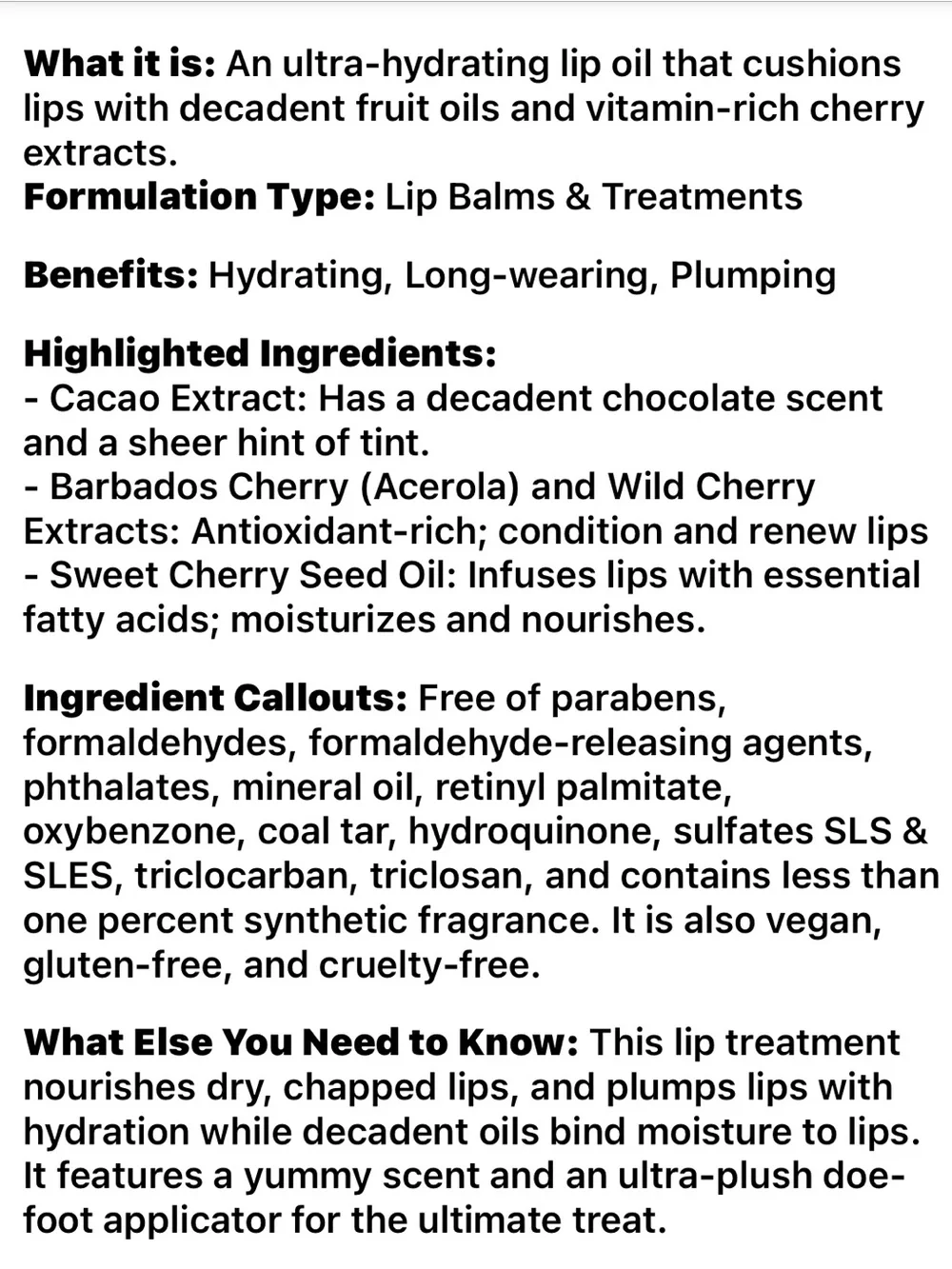 🌻 Fenty Cherry Treat Conditioning Lip Oil New